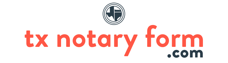 TX Notary Form